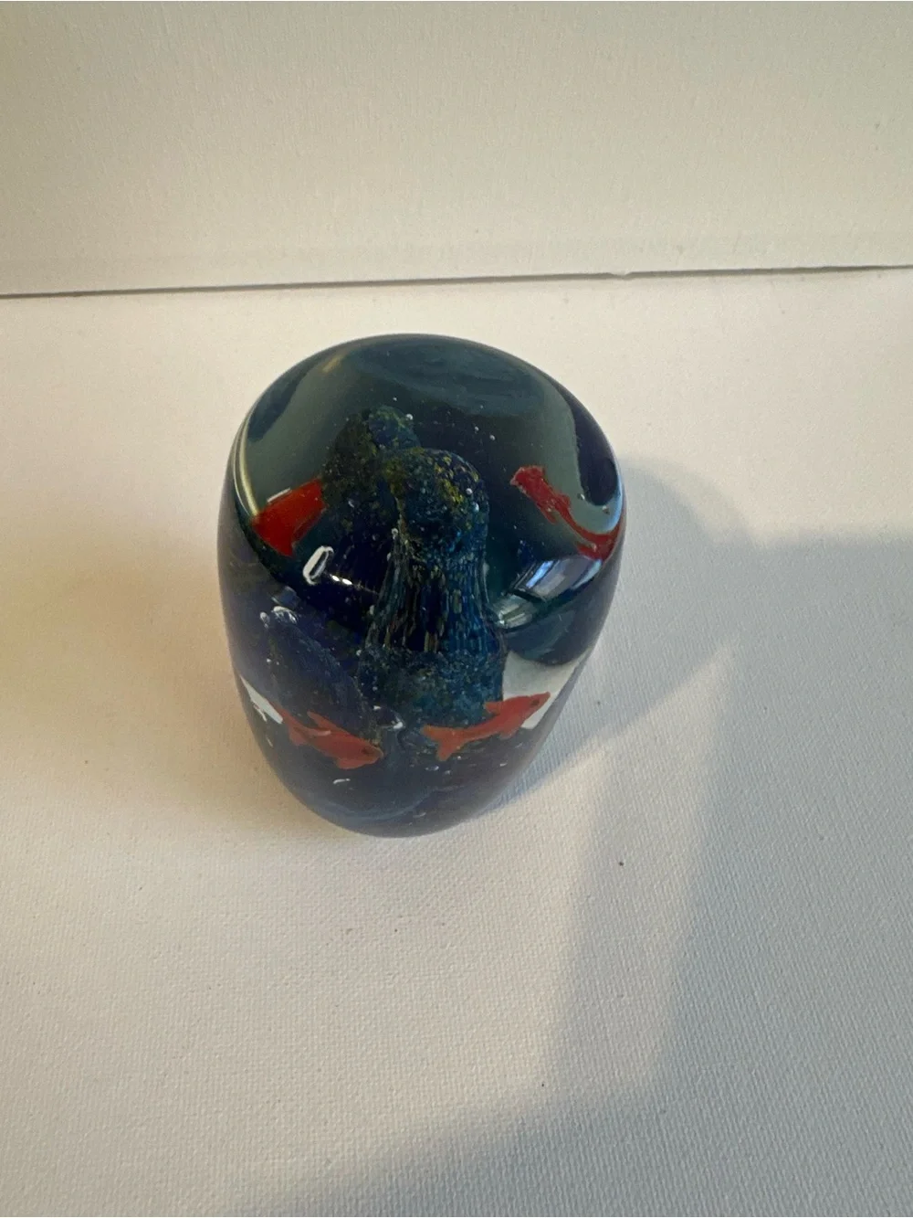 Art Glass Aquarium Paperweight